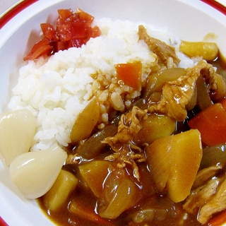 野菜ゴロゴロ　和風カレー